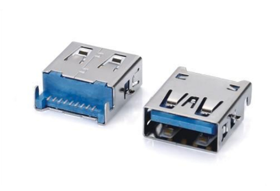 USB 3.2 Gen2 AF SMT 沉板H=2.45MM(無卷邊)