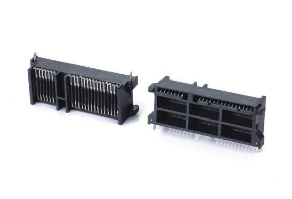 SATBG-22DL1PBU=SATA 22P母座板下SMT H15.15魚叉型
